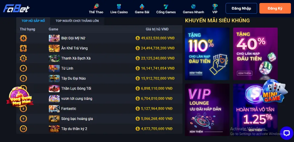 Giao diện tải Vwin App cho Android